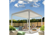 Pergola Bioclimatique AVANOA îlot blanc