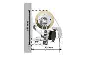 Store banne loggia LOCUS 4,00x2,00m Alia Productions - 17