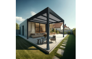 Pergola HAPESIRE Isotoit® îlot 5,02x5,00m Alia Productions - 1