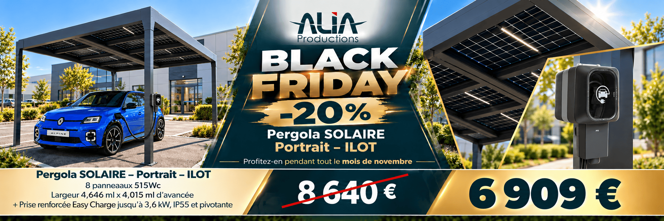 Black Friday carport solaire à -20%